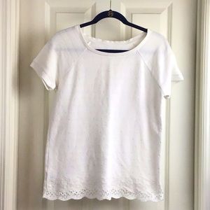 Lou & Grey Lace trim Top